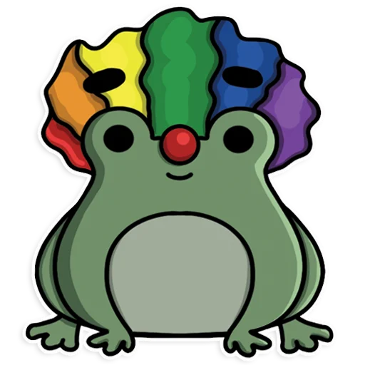 🙃 Стикер «Frog&;s Fine Box» для Telegram