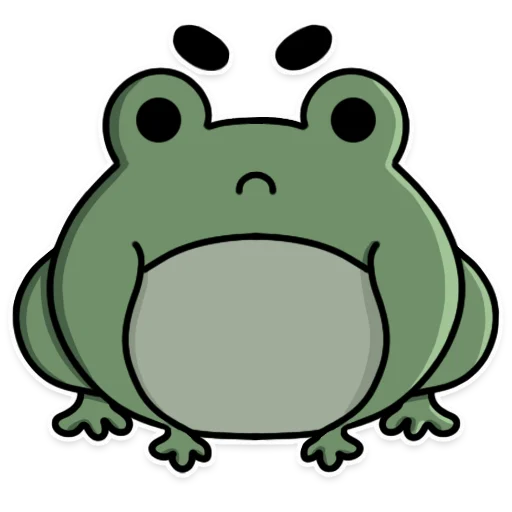 😠 Стикер «Frog&;s Fine Box» для Telegram