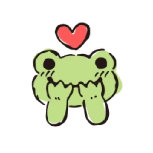 💗 Стикер «лягушонки» для Telegram