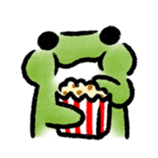 🍿 Стикер «Лягушка» для Telegram
