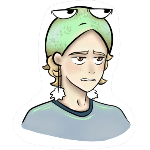 😒 Стикер «Лягушонок Женя» для Telegram