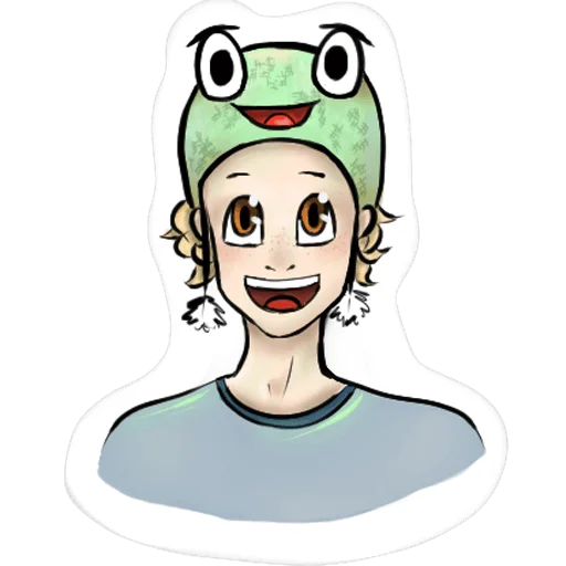 😃 Стикер «Лягушонок Женя» для Telegram