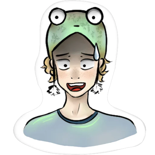 😅 Стикер «Лягушонок Женя» для Telegram