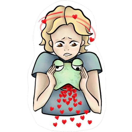 🥰 Стикер «Лягушонок Женя» для Telegram