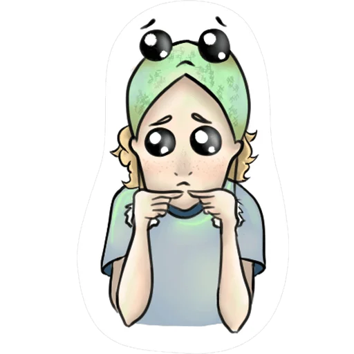 🥺 Стикер «Лягушонок Женя» для Telegram