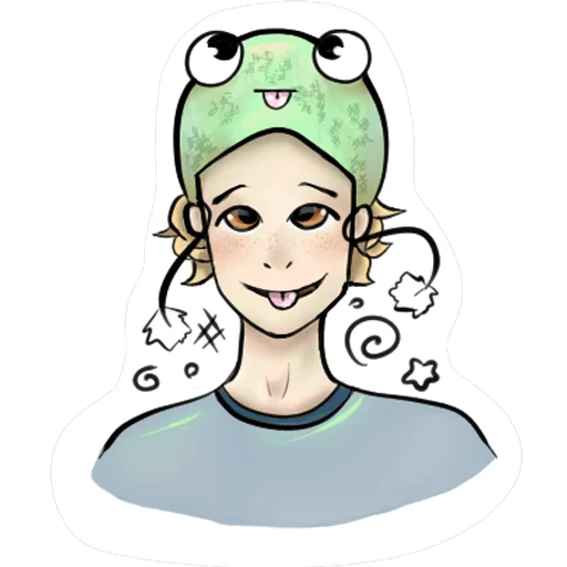 😋 Стикер «Лягушонок Женя» для Telegram