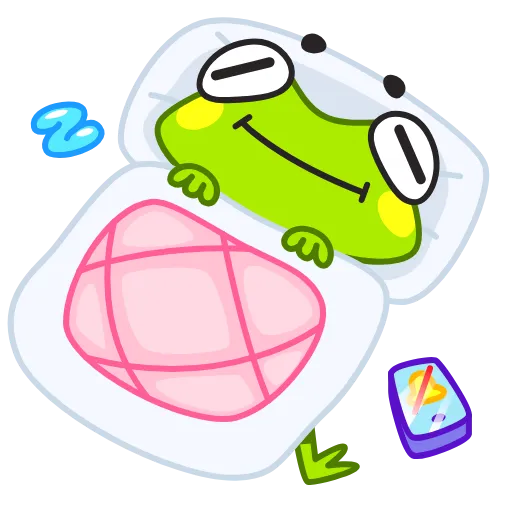 😴 Стикер «Fromg» для Telegram