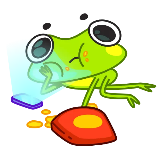 🍿 Стикер «Fromg» для Telegram