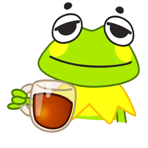 ☕️ Стикер «Fromg» для Telegram