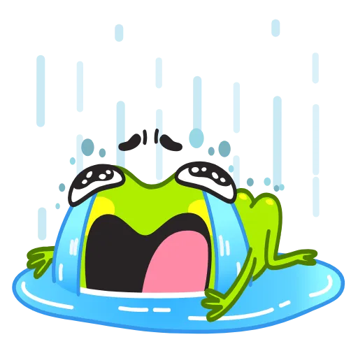 😭 Стикер «Fromg» для Telegram