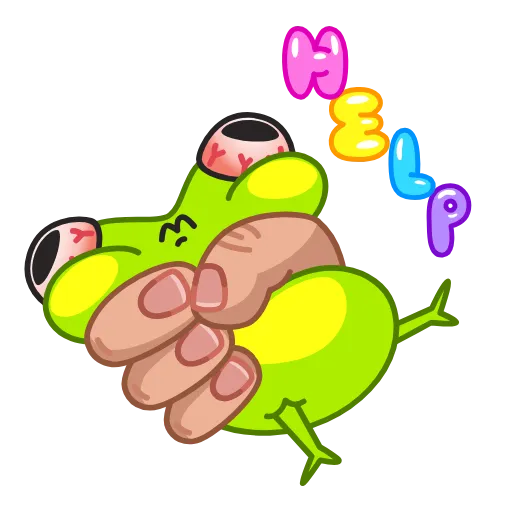 😵 Стикер «Fromg» для Telegram