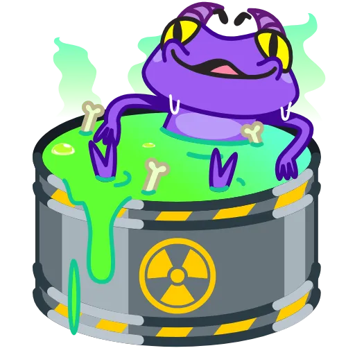 🛀 Стикер «Fromg» для Telegram