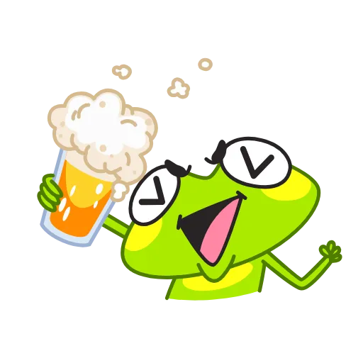 🍺 Стикер «Fromg» для Telegram