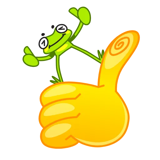 👍 Стикер «Fromg» для Telegram