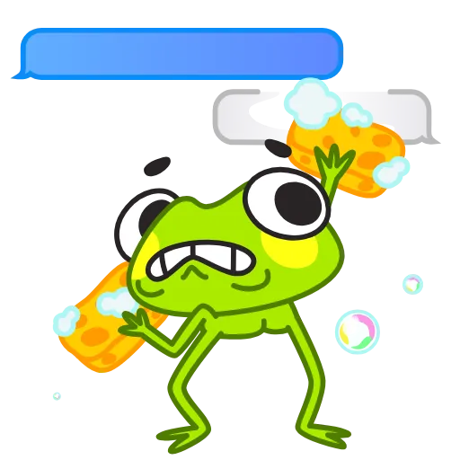 😬 Стикер «Fromg» для Telegram