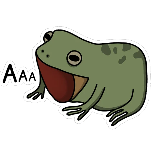 😵‍💫 Стикер «Жабы» для Telegram