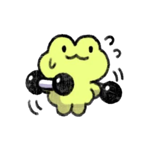 🏋️‍♀️ Стикер «Frog-ticon» для Telegram