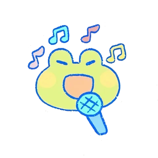🎤 Стикер «Frog-ticon» для Telegram