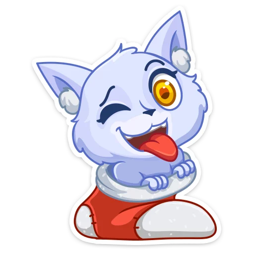 😜 Стикер «Фрости» для Telegram