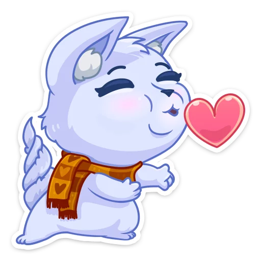 😘 Стикер «Фрости» для Telegram