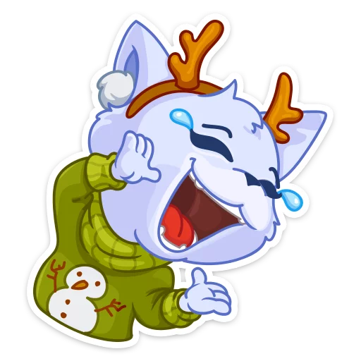 😆 Стикер «Фрости» для Telegram