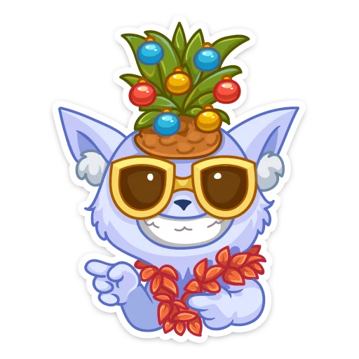 😎 Стикер «Фрости» для Telegram