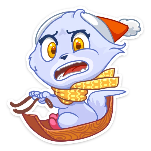 😧 Стикер «Фрости» для Telegram