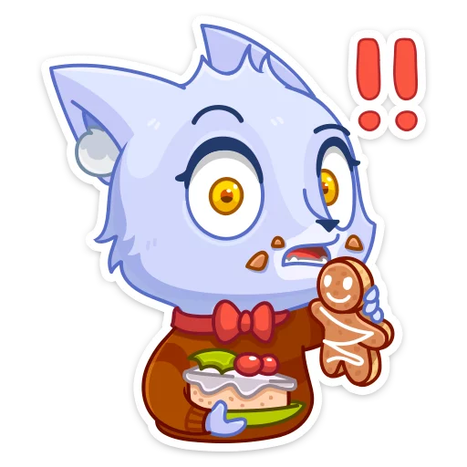 😳 Стикер «Фрости» для Telegram