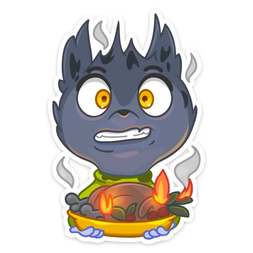 🍗 Стикер «Фрости» для Telegram