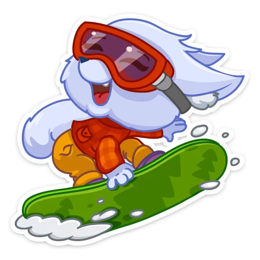 🏂 Стикер «Фрости» для Telegram