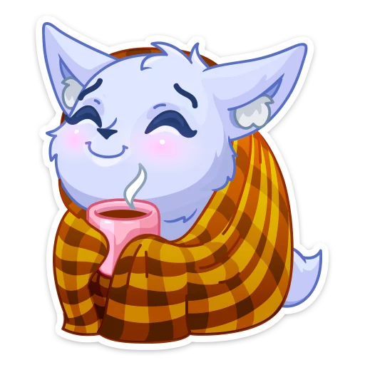 ☕️ Стикер «Фрости» для Telegram
