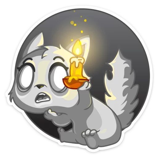 🕯 Стикер «Фрости» для Telegram