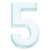 🌩 Эмодзи «FROSTY FONT» для Telegram