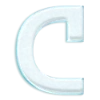🌩 Эмодзи «FROSTY FONT» для Telegram