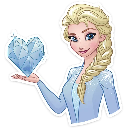 ❤️ Стикер «Холодное сердце 2» для Telegram