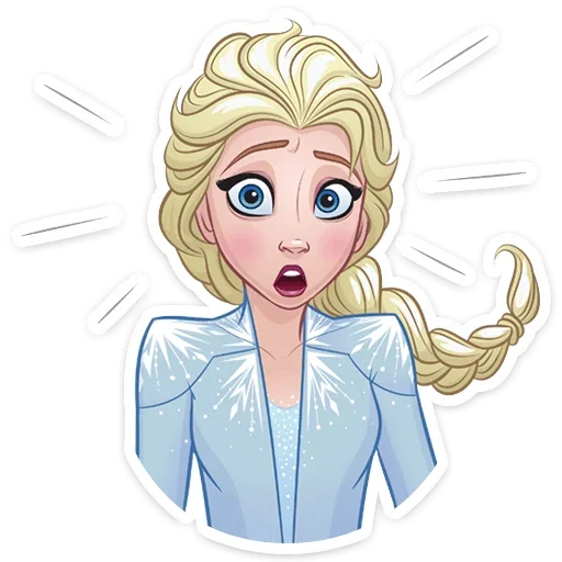 😳 Стикер «Холодное сердце 2» для Telegram