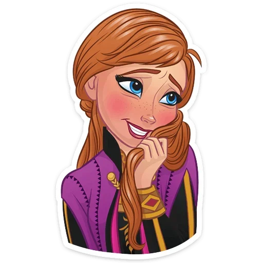 ☺️ Стикер «Холодное сердце 2» для Telegram