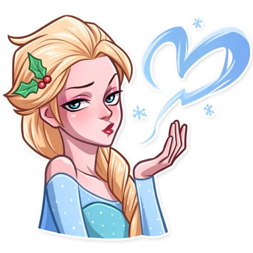 😘 Стикер «Elsa» для Telegram