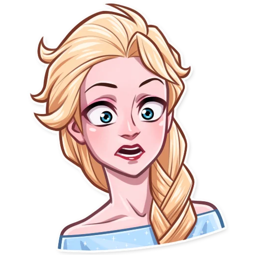 😨 Стикер «Elsa» для Telegram
