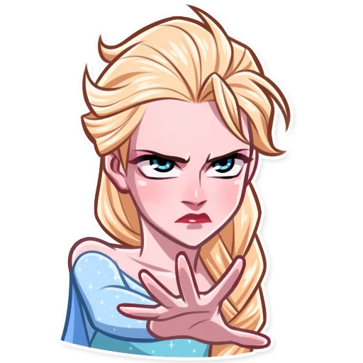 😠 Стикер «Elsa» для Telegram