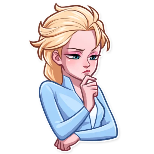 🤔 Стикер «Elsa» для Telegram