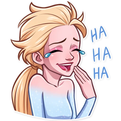 Стикерпак Elsa для Telegram