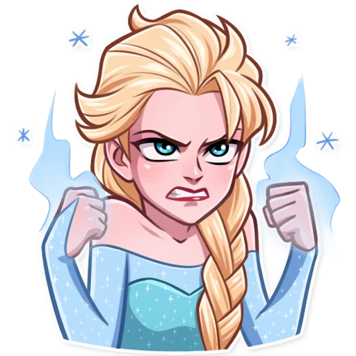 😡 Стикер «Elsa» для Telegram