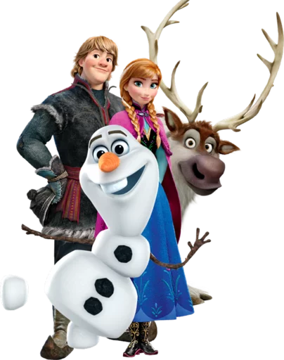 ☃ Стикер «Frozen» для Telegram