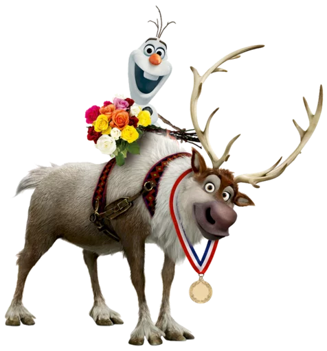 ☃ Стикер «Frozen» для Telegram