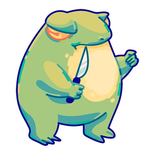 🐸 Стикер «Fruggs II» для Telegram