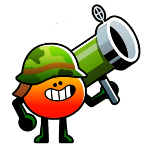 🍊 Стикер «Овощи» для Telegram