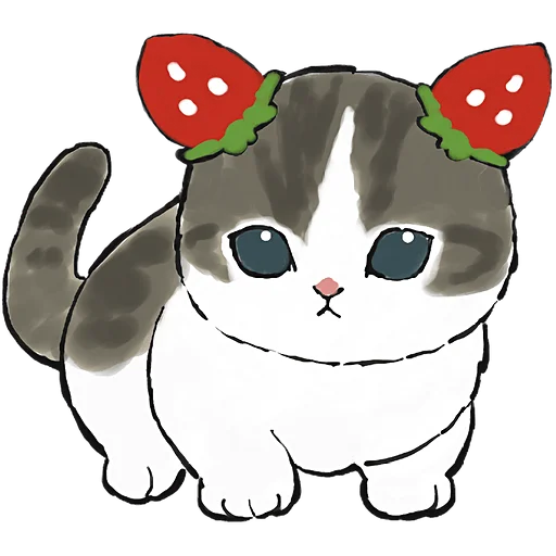 🍓 Стикер «Фруктовые котята» для Telegram