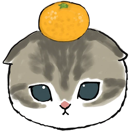 Стикерпак Фруктовые котята для Telegram