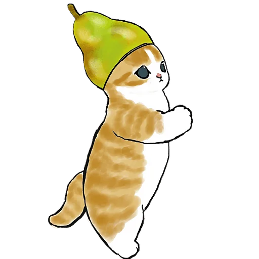 🍐 Стикер «Фруктовые котята» для Telegram